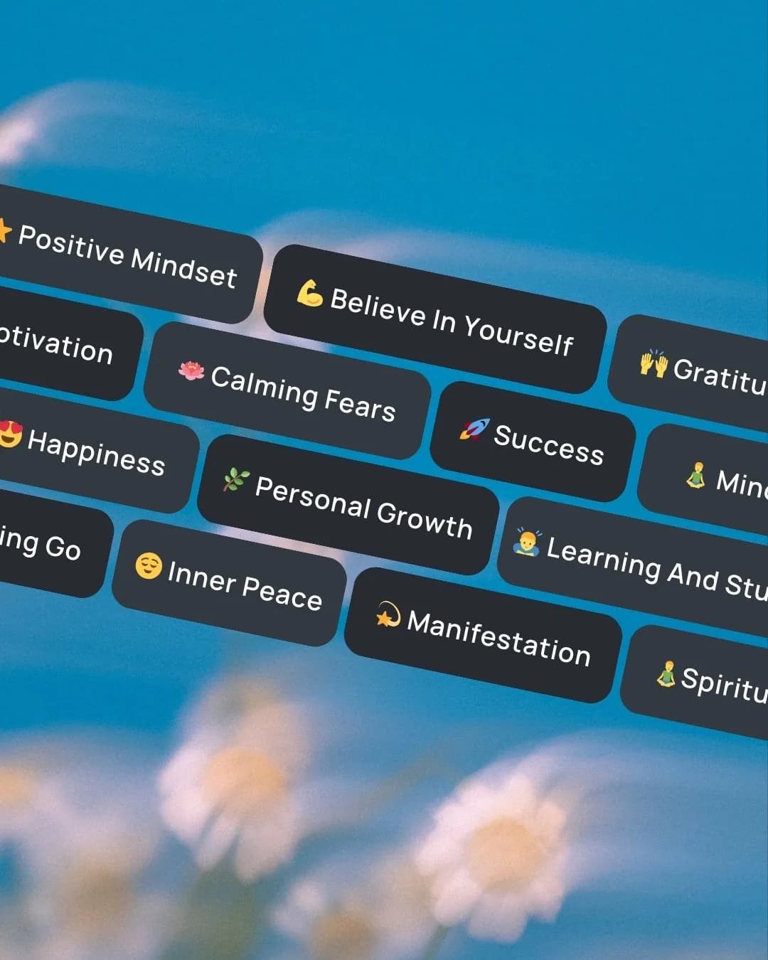 40 life-changing affirmation topics — VISIYA affirmations app