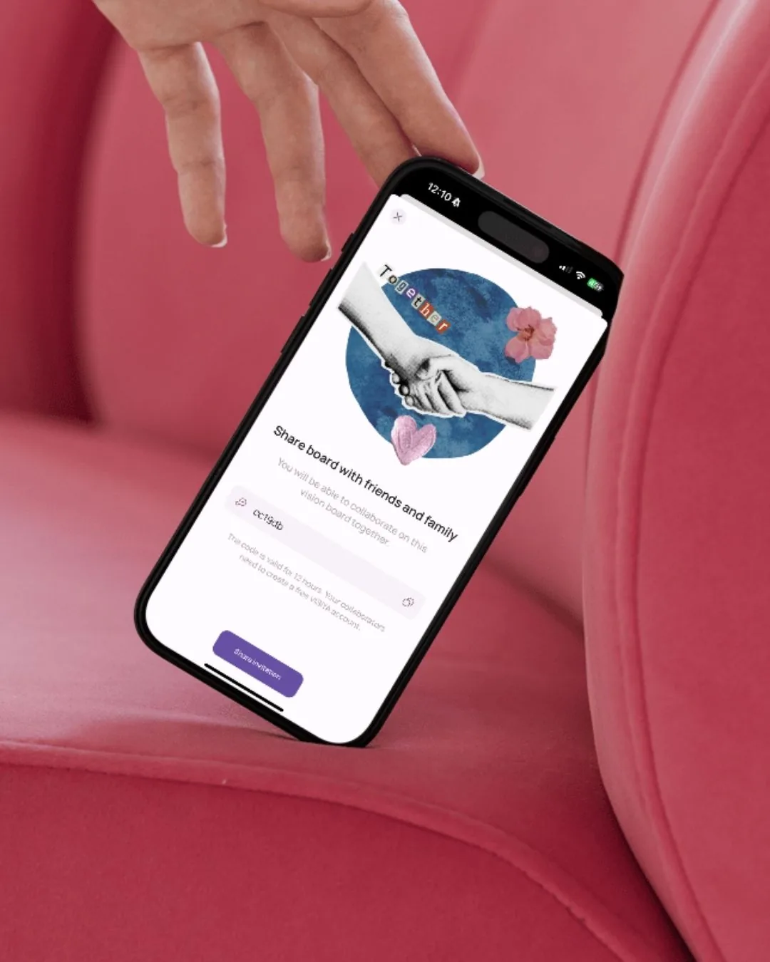 Co-create your future together — VISIYA vision board app