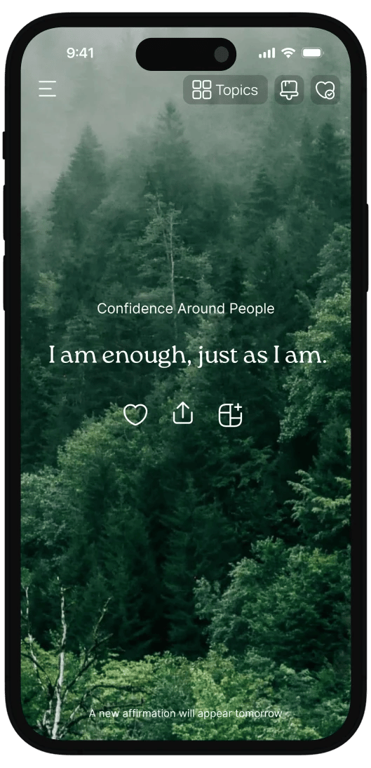 Motivational affirmation for a fresh start