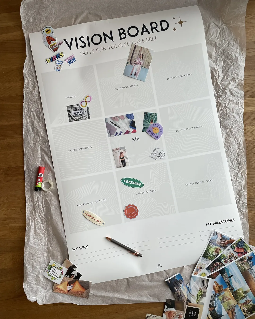 Poster board or foam board